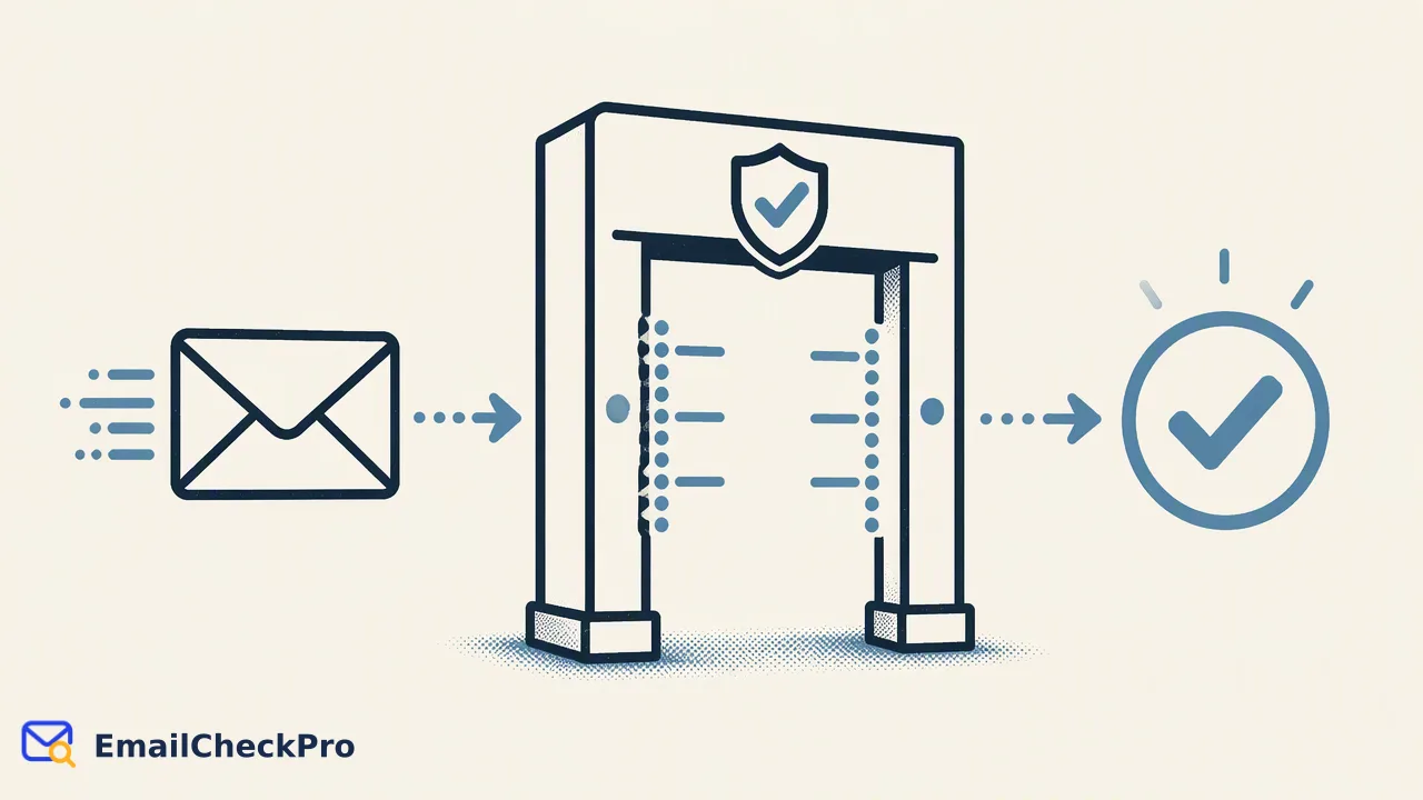 EmailCheckPro workflow illustration for Beyond Autonomous SDRs: Building Reliable AI Outreach Workflows with Real-Time Data