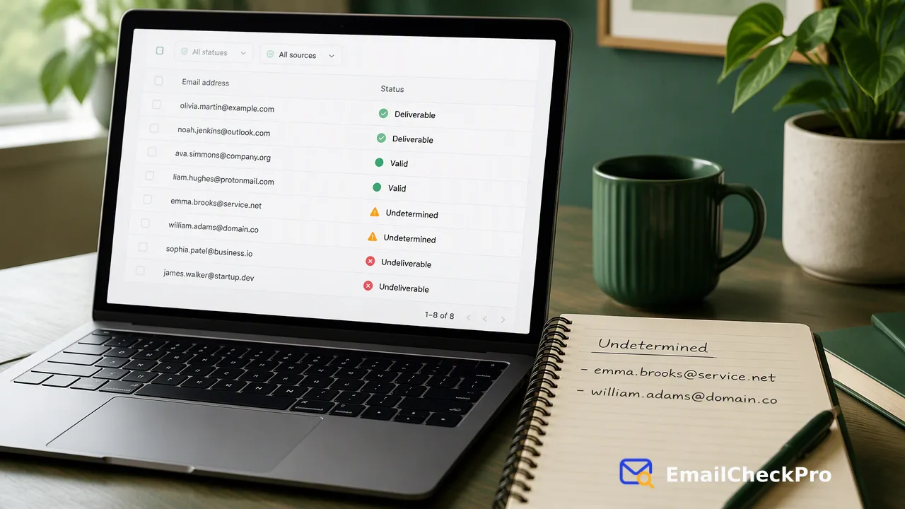 EmailCheckPro workflow illustration for The Seasonal Outreach Myth: Why Data Quality Matters More Than Timing