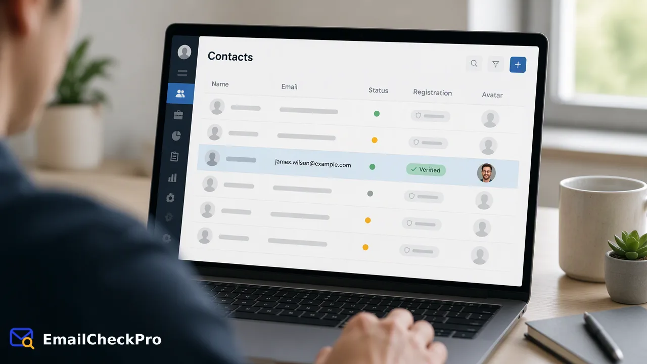 EmailCheckPro workflow illustration for The Pre-Call Data Audit: How to Verify Lead Identity and Contact Data Before Your Meeting